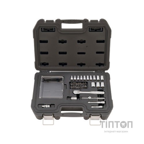 Набір інструментів DeWALT головок та біт 1/4", 37 шт. (DWMT19238-1)