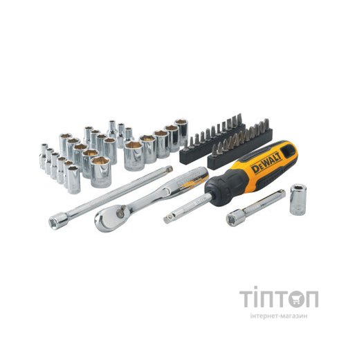 Набір інструментів DeWALT головок та біт 1/4", 50 шт. (DWMT81610-0)