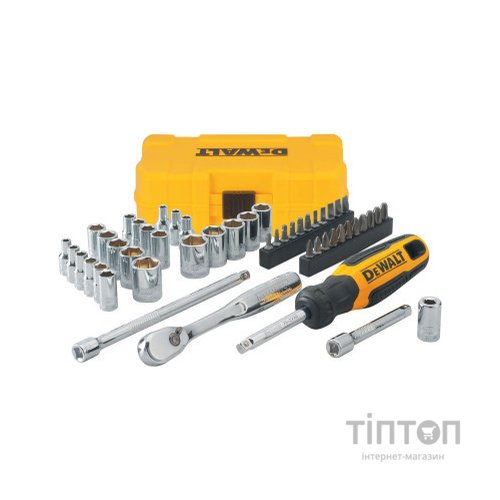 Набір інструментів DeWALT головок та біт 1/4", 50 шт. (DWMT81610-0)