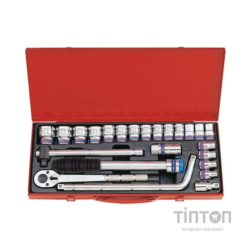 Набір інструментів KING TONY 1/2" 24 шт. 12-гранних (4033MR)