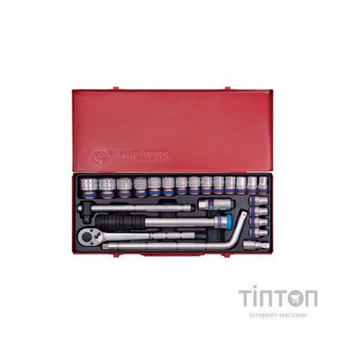 Набір інструментів KING TONY 1/2" 24 шт. 12-гранних (4033MR)