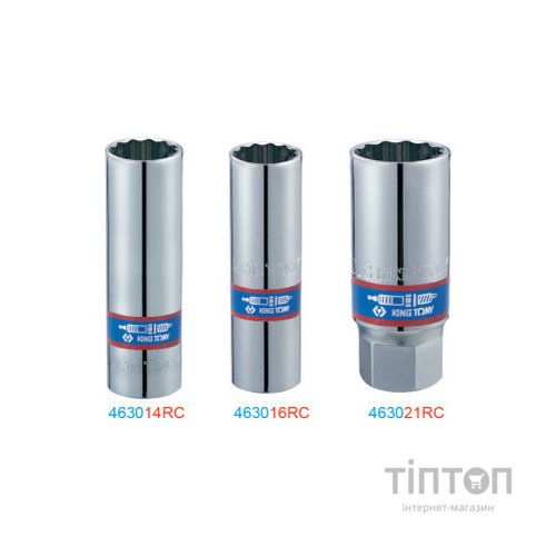 Набір інструментів KING TONY 1/2" 24 шт. 12-гранних з принаддям (4024SR)