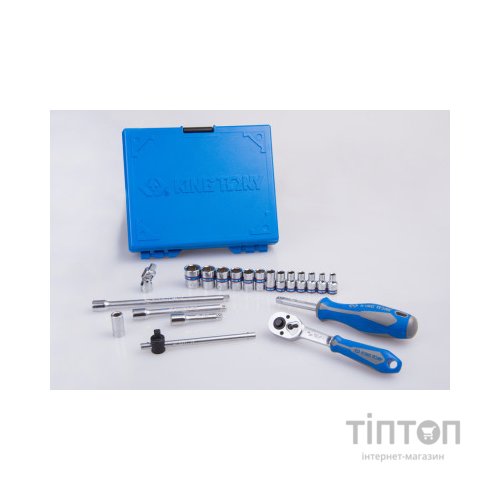 Набір інструментів KING TONY 1/4" 21 шт. (2524MRV)