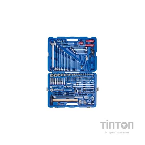 Набір інструментів KING TONY 128 шт. 1/4" та 1/2" (7028MR)