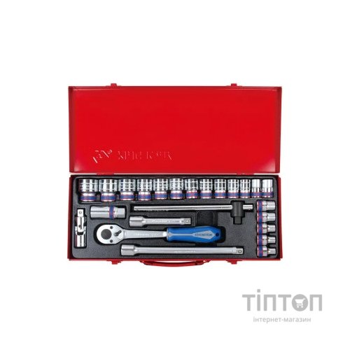 Набір інструментів KING TONY 24 шт. 1/2" (4528MR)