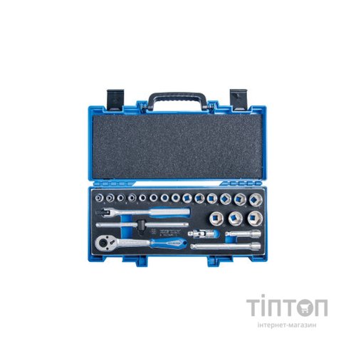 Набір інструментів KING TONY 3/8" 23 шт. 6 - 24мм (3523MRV10)