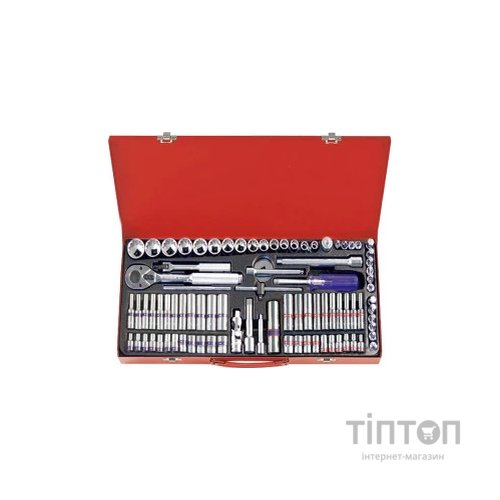 Набір інструментів KING TONY 91 шт. 1/4" та 3/8" (5092CR)