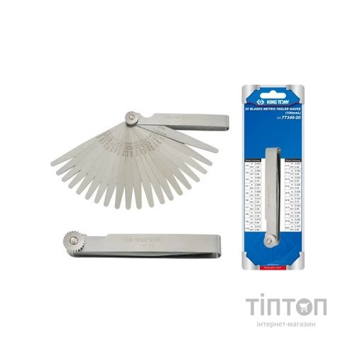Набір інструментів KING TONY щупів метричних 20 шт. (77340-20)