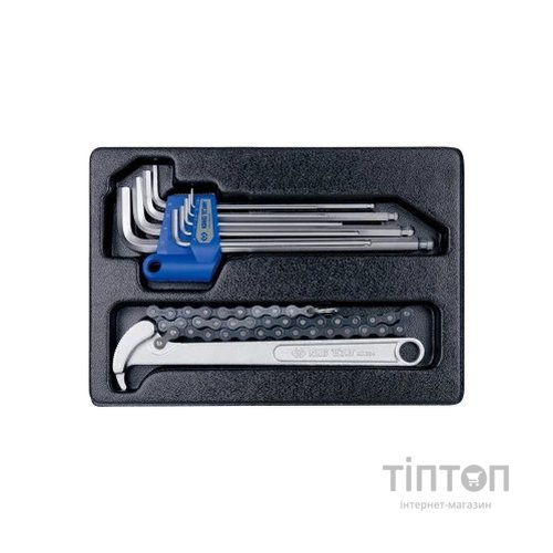Набір інструментів KING TONY шестигранників Г-подібних та зйомник масляних фільтрів (9-20110MR)