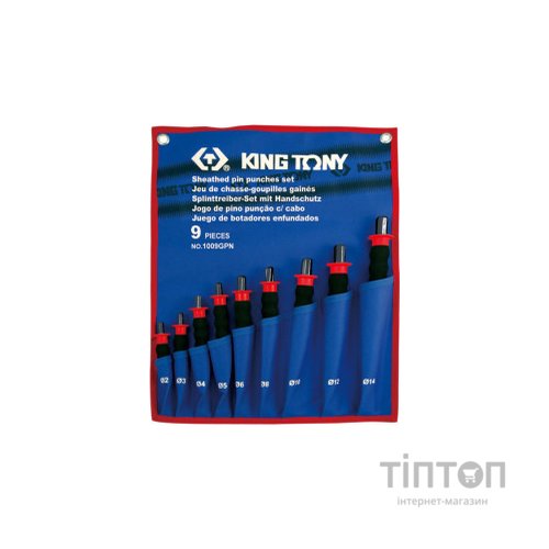 Набір інструментів KING TONY виколотки 9 шт в чохлі (1009GPN)