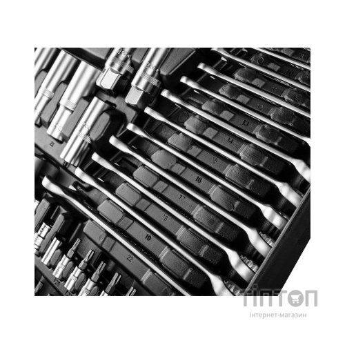 Набір інструментів Neo Tools 1/2", 3/8", 1/4", 216 шт. (10-216)