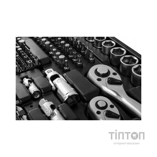 Набір інструментів Neo Tools 1/2", 3/8", 1/4", 216 шт. (10-216)