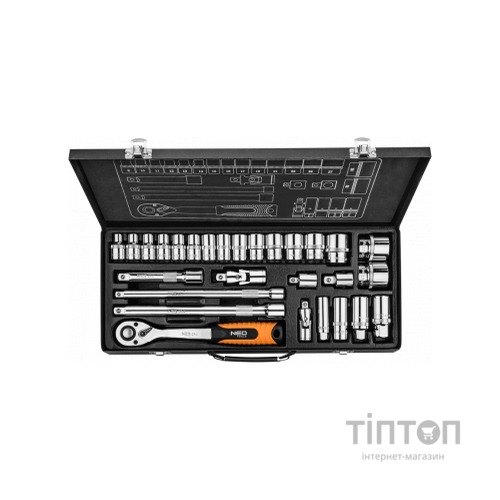 Набір інструментів Neo Tools 28 шт., 1/2", 3/8" (08-677)