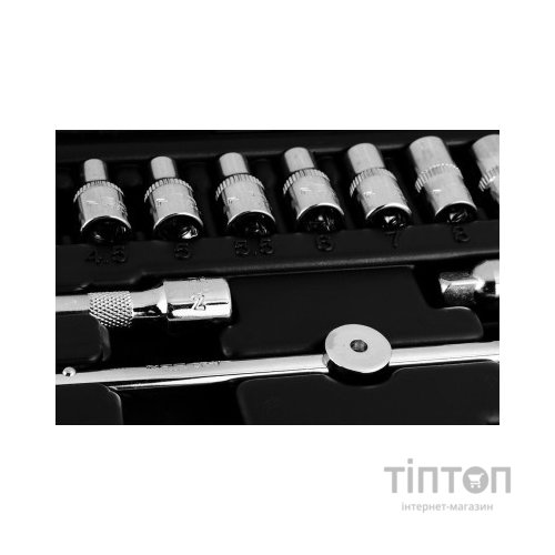 Набір інструментів Neo Tools 46шт, 1/4", CrV, кейс (10-004)