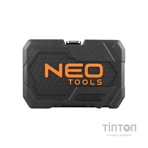 Набір інструментів Neo Tools 46шт, 1/4", CrV, кейс (10-004)
