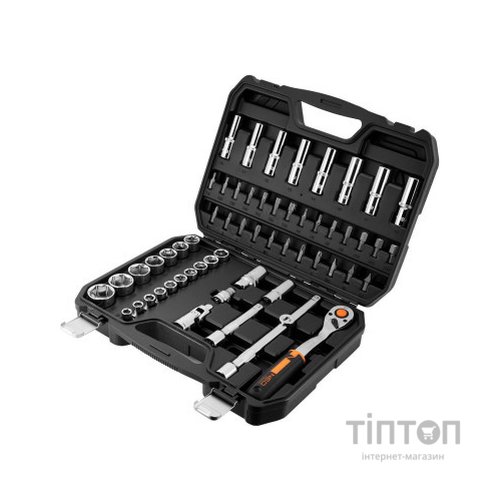 Набір інструментів Neo Tools 58шт, 1/2", CrV, кейс (10-042)