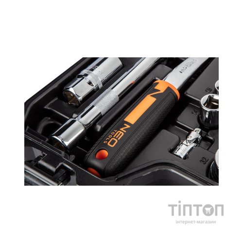 Набір інструментів Neo Tools 82шт, 1/2", 1/4", CrV, кейс (10-059)