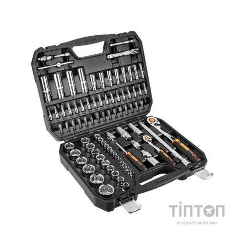 Набір інструментів Neo Tools 86шт, 1/2", 1/4", CrV, кейс (10-060)