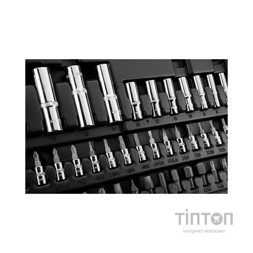 Набір інструментів Neo Tools 86шт, 1/2", 1/4", CrV, кейс (10-060)