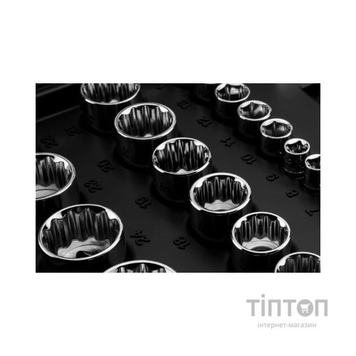 Набір інструментів Neo Tools 86шт, 1/2", 1/4", CrV, кейс (10-060)