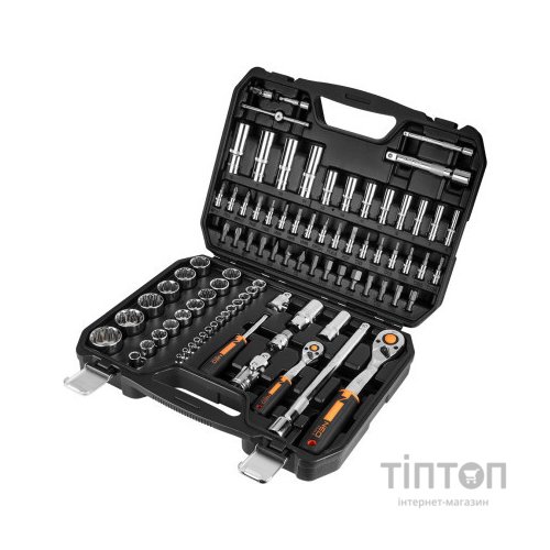 Набір інструментів Neo Tools 86шт, 1/2", 1/4", CrV, кейс (10-060)