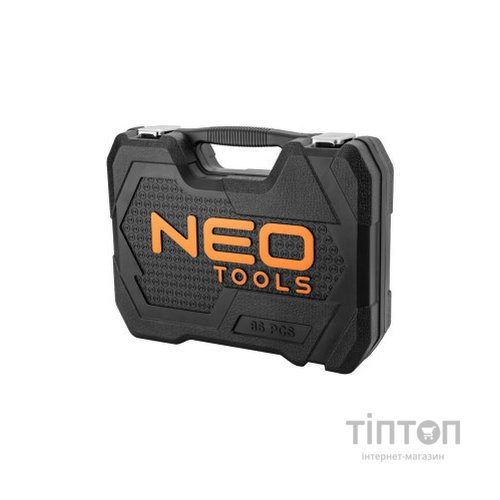 Набір інструментів Neo Tools 86шт, 1/2", 1/4", CrV, кейс (10-060)