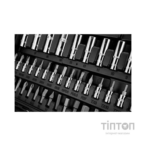 Набір інструментів Neo Tools 94шт, 1/2", 1/4", CrV, кейс (10-062)