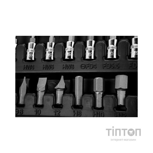 Набір інструментів Neo Tools 94шт, 1/2", 1/4", CrV, кейс (10-062)