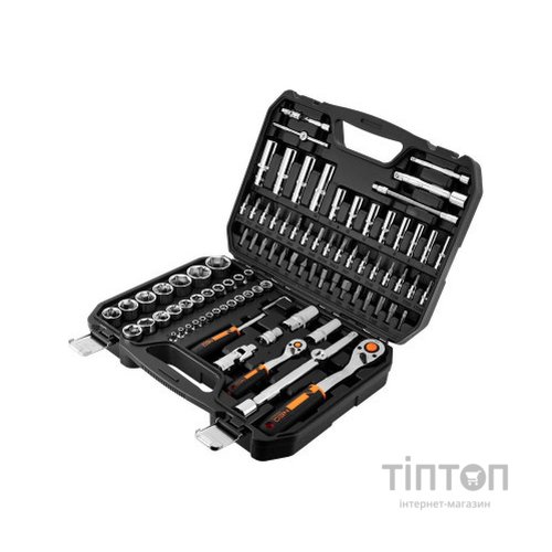 Набір інструментів Neo Tools 94шт, 1/2", 1/4", CrV, кейс (10-062)