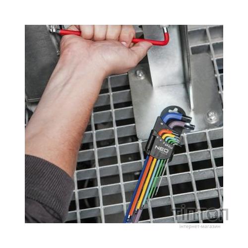 Набір інструментів Neo Tools ключі шестигранні, 1.5-10 мм, набір 9 шт.*1 уп. (09-512)