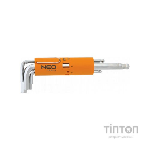 Набір інструментів Neo Tools ключі шестигранні, 2.5-10 мм, набір 8 шт.*1 уп. (09-523)
