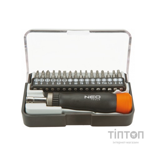 Набір інструментів Neo Tools насадки прецизійні з утримувачем, 17 шт. (04-228)