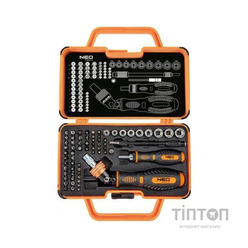 Набір інструментів Neo Tools с держателем, 69 ед. (06-116)