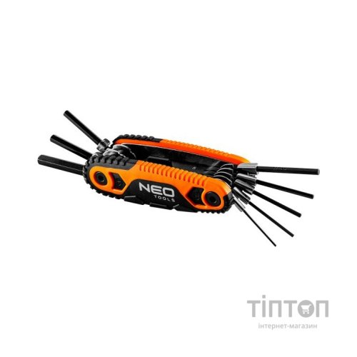 Набір інструментів Neo Tools шестигранн ключі, з тримачем, 1.5-8мм, набір 8 шт. (09-571)