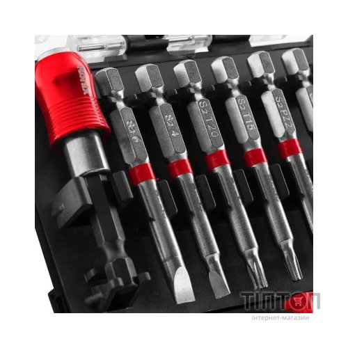Набір інструментів Ronix головок і біт, 28 шт. (RH-5451)