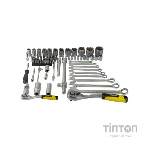 Набір інструментів Sigma насадок торцевих та біт 1/4", 1/2" 82шт CrV mid (6001551)