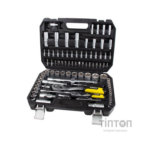 Набір інструментів Sigma насадок торцевих та біт 1/4", 1/2" 94шт CrV mid (6003761)