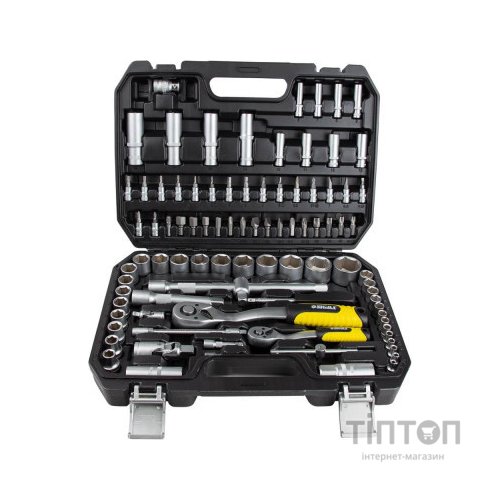 Набір інструментів Sigma насадок торцевих та біт 1/4", 1/2" 94шт CrV mid (6003761)