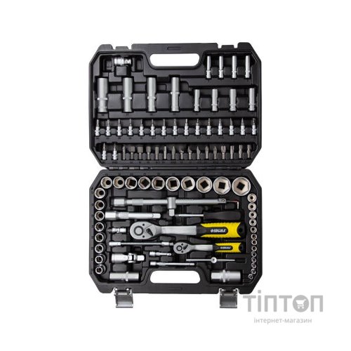 Набір інструментів Sigma насадок торцевих та біт 1/4", 1/2" 94шт CrV mid (6003761)