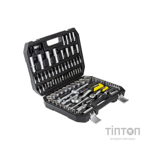 Набір інструментів Sigma насадок торцевих та біт 1/4", 1/2" 94шт CrV mid (6003761)
