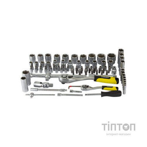 Набір інструментів Sigma насадок торцевих та біт 1/4", 1/2" 94шт CrV mid (6003761)