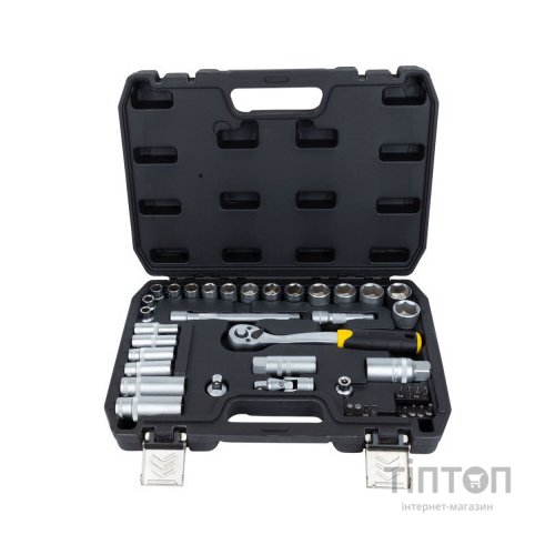 Набір інструментів Sigma насадок торцевих та біт 3/8" 39шт CrV mid (6003601)