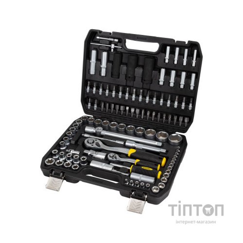 Набір інструментів Sigma насадок торцевих та с1/4" 1/2" 114шт CrV (6003781)