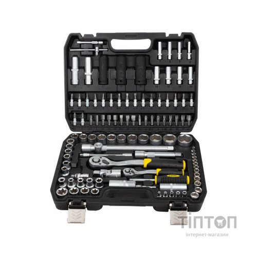 Набір інструментів Sigma насадок торцевих та с1/4" 1/2" 114шт CrV (6003781)