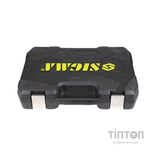 Набір інструментів Sigma насадок торцевих та с1/4" 1/2" 114шт CrV (6003781)