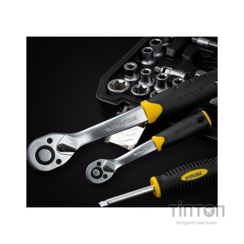 Набір інструментів Sigma насадок торцевих та с1/4" 1/2" 114шт CrV (6003781)