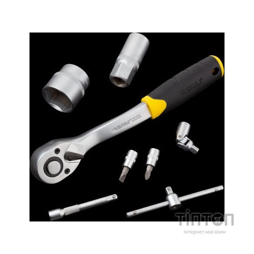 Набір інструментів Sigma насадок торцевих та с1/4" 1/2" 114шт CrV (6003781)