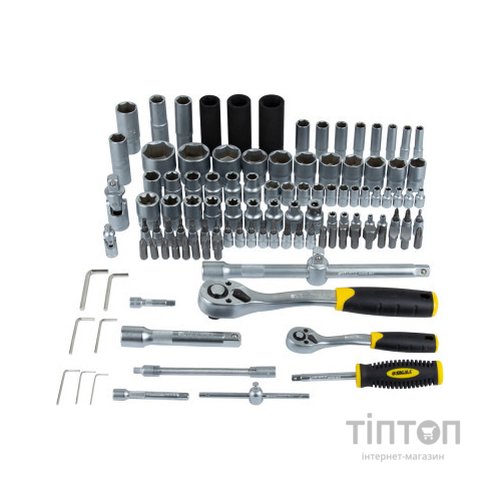 Набір інструментів Sigma насадок торцевих та с1/4" 1/2" 114шт CrV (6003781)