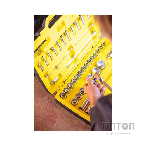 Набір інструментів Stanley FatMax Maxi-Drive торцевих 1/4", 1/2", 81 шт., кейс (FMMT82826-1)