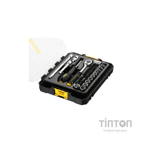 Набір інструментів Stanley FatMax Maxi Drive торцевих 1/4", шестигранний, 48 шт., кейс (FMMT98101-0)